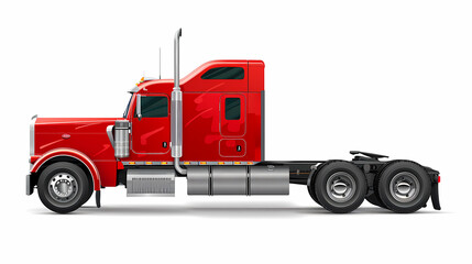 Truck template isolated on white background vector image