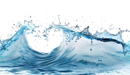 Wall Mural - Water Splash Abstract Background