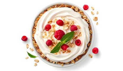 Sticker - Granola with Yogurt and Raspberries