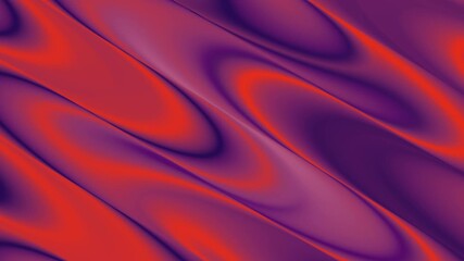 Wall Mural - red purple pink shade mirror wave gradient , animated energy background wave overlay effect seamless loop motion animation horizontal for screen or desktop 