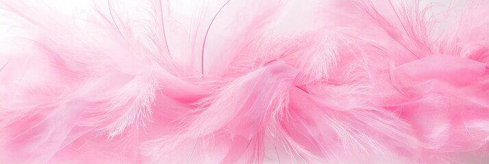 Wall Mural - Transparent background of elegant wavy pink satin fabric