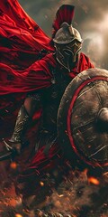 gladiator, assassin, hero, fighter, roman, ancient hero, iron helmet, fight.  antagonist