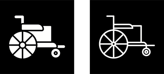 Wall Mural - Wheelchair Vector Icon