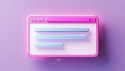 A vibrant, modern interface design featuring a playful color scheme and sleek lines, ideal for web or app development projects.