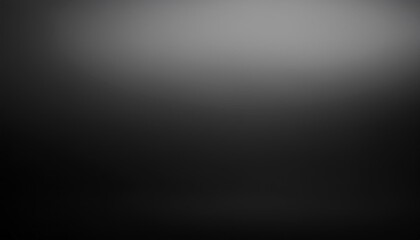 Wall Mural - Abstract Black gradient background. Blurry dark grey backdrop. Defocused display for your design