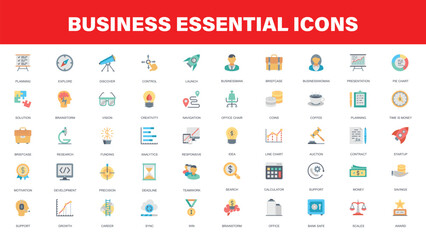 Wall Mural - essential round corner vector icon set for multipurpose use. essential round corner vector icon set 