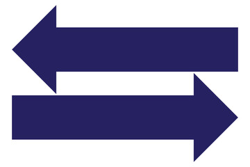 Wall Mural - black vector arrow icon vector illustration design. right direction and left direction arrow icon. e