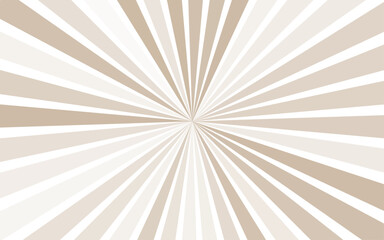 Wall Mural - gray and brown Sunburst for the background. Light brown and white Vintage circus background. Carnival flyer.