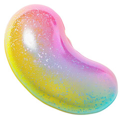 Sticker - PNG Confectionery yellow purple bubble.