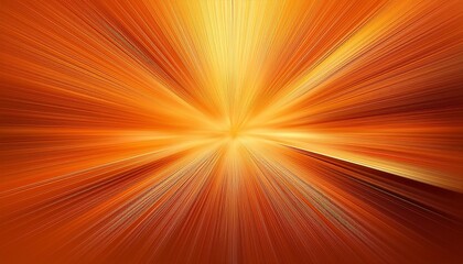 Wall Mural - orange gradient background speed zoom blur