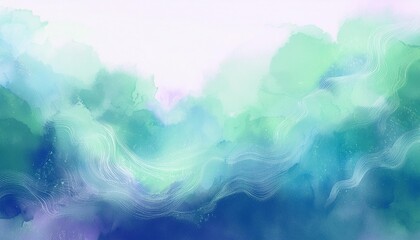 Wall Mural - Abstract Watercolor textured background. Textured Water cloud In