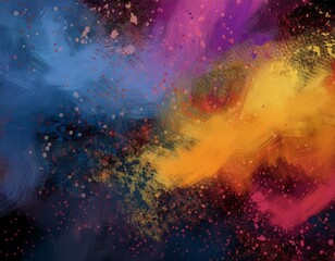 Wall Mural - Colourful grunge background. Dust Overlay and Distress Background with scratches. Artistic Dark messy wallpaper.