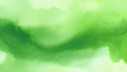 Wall Mural - Green watercolor abstract background for your design. Abstract h
