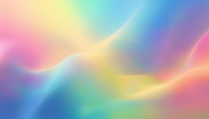 Wall Mural - multicolored abstract blurred gradient mesh background in bright rainbow. colorful hologram fairy ma