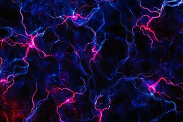 On a darker background, a glowing blue mesh or interwoven lines appear. generative AI