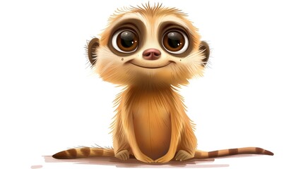 Poster - Cute Meerkat with Big Eyes