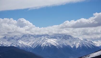 Wall Mural - Beautiful mountains landscape 12