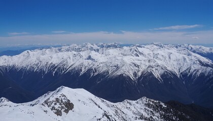 Wall Mural - Beautiful mountains landscape 2