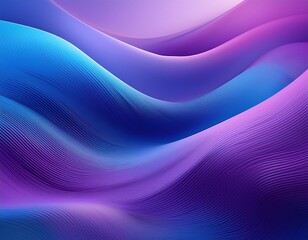 Poster - smooth gradient mesh of purple and blue hues blending seamlessly abstract digital background