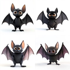 3D Cartoon Cute Funny Bat