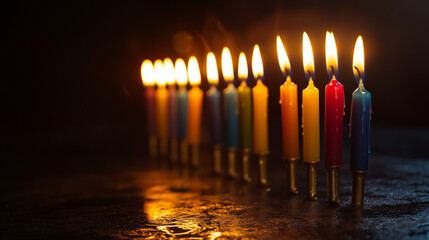 Poster - Hanukkah_candles