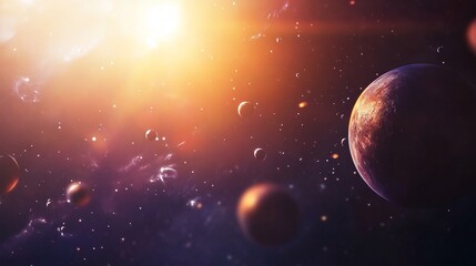 cosmic wonders: a stunning space landscape