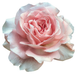 Poster - PNG  Delicate pink rose bloom