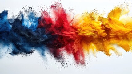 Poster - Abstract Color Explosion