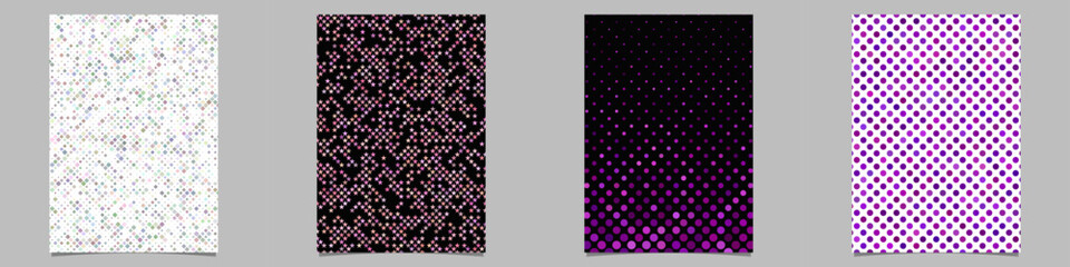 Wall Mural - abstract geometrical brochure background collection