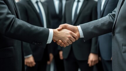 Businessmen Shaking Hands: A Symbol of Partnership and Agreement