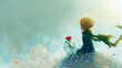 © putra - The Little Prince Contemplating His Rose
