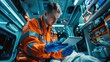 © Elena  - The paramedic using tablet in ambulance