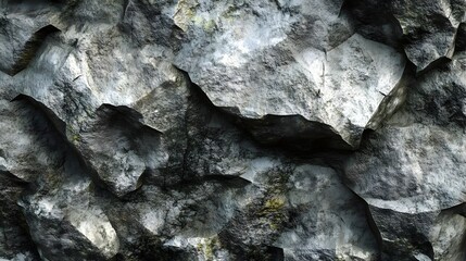 Wall Mural - Close-Up of Rugged Mountain Rock Texture Showcasing Natural Patterns