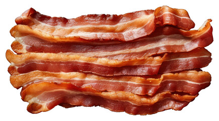 Sticker - PNG Thick bacon pork meat food.