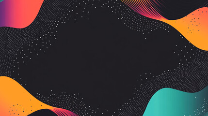 Abstract white background with pastel colorful 3D abstract background overlap layer on dark space with wave decoration. Modern graphic design element motion style concept for banner, flyer, card,