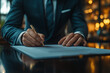 © Alexandre - La signature de contrat