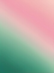 Wall Mural - gradient green to pink smooth grainy texture transitio background