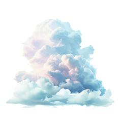 Wall Mural - clouds in the sky, background removed image