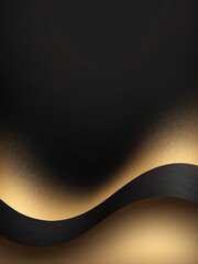 Wall Mural - gradient black to gold smooth grainy texture transitio background