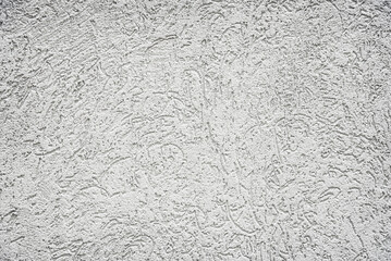 Wall Mural - Texture of white decorative plaster, background.