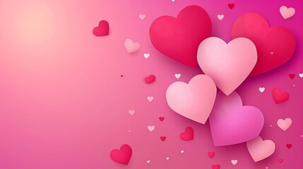 Poster - Illustrate a shape that appears to be made up of nested hearts, with each valentine fitting neatly inside the next.