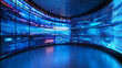 © ImageKing - Virtual TV studio backdrop for news shows and TV shows. TV on the wall. Virtual news studio background.