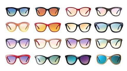 Wall Mural - eyewear clipart