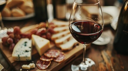 Wine and Cheese Platter