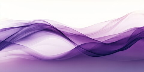 this artwork is a stunning abstract representation of beautifully flowing purple waves set against a
