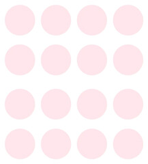 Poster - PNG Minimalist pink circle pattern