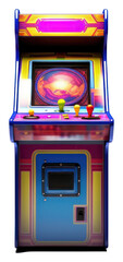 Canvas Print - png arcade machine game white background.