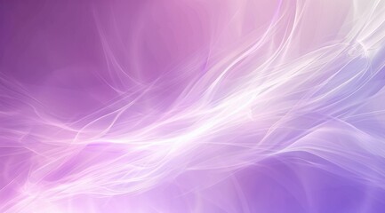 Wall Mural - This stunning and captivating abstract background showcases beautifully flowing light waves in rich purple shades