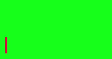 Press Release Graphics Animation 4K with black and green screen for keying, minimalist design