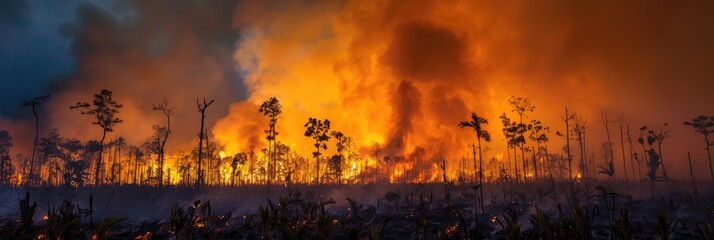 Sticker - Urgent Environmental Crisis: Addressing Wildfires and Deforestation